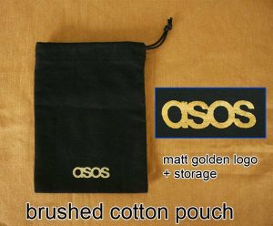 Jewelry Cotton Bruch Draw String Pouch